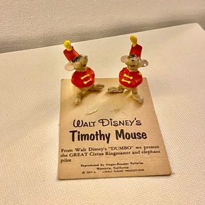 Timothy Mouse Walt Disney Mini Figurine Holiday Decor